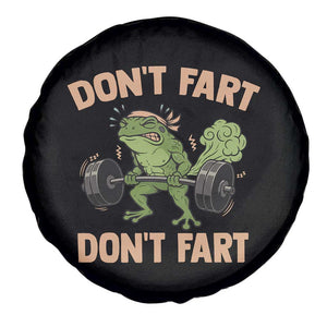 Gym Frog Spare Tire Cover Dont Fart Workout Weights Squat Humor TS11 Print Your Wear