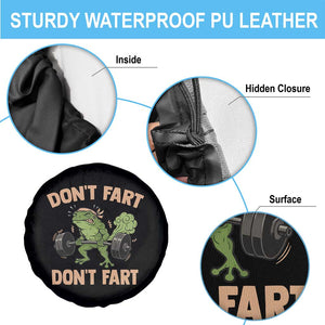 Gym Frog Spare Tire Cover Dont Fart Workout Weights Squat Humor TS11 Print Your Wear