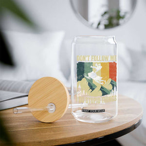 Funny Snowmobile Glass Can Don't Follow Me I Do Stupid Things Winter Sport TS11 Print Your Wear