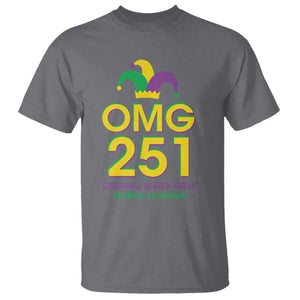 Funny Mardi Gras In Mobile Alabama T Shirt OMG 251 Original Mardi Gras Jester Hat TS11 Charcoal Print Your Wear