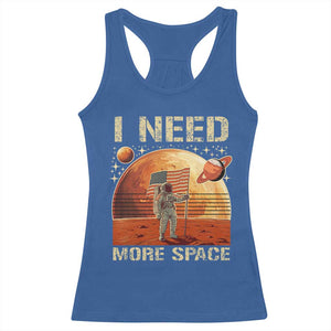 Funny Trump Mars 2025 Racerback Tank Top I Need More Space American Flag Astronauts Space TS11 Royal Blue Print Your Wear