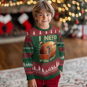 Funny Trump Mars 2025 Ugly Christmas Sweater I Need More Space American Flag Astronauts Space TS11 Christmas Print Your Wear