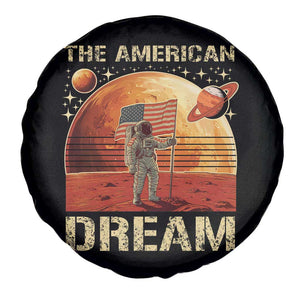 Funny Trump Mars 2025 Spare Tire Cover The American Dream American Flag Astronauts Space TS11 Print Your Wear