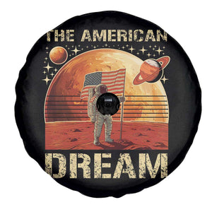Funny Trump Mars 2025 Spare Tire Cover The American Dream American Flag Astronauts Space TS11 Print Your Wear