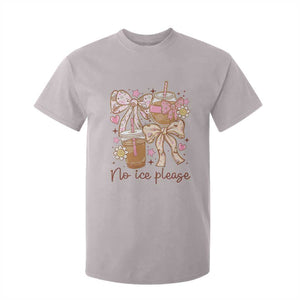 No Ice Please T Shirt For Kid Funny Coffee Lover Pro Immigration Political TS11 Ice Gray Print Your Wear