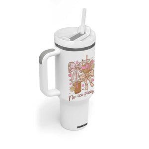 No Ice Please Tumbler With Handle Funny Coffee Lover Pro Immigration Political TS11 Print Your Wear