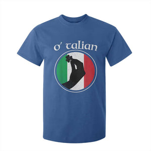 Funny O'Talian T Shirt For Kid St Patrick's Day Italian Pinched Fingers Shamrock TS11 Royal Blue Print Your Wear
