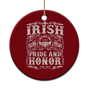Irish Pride And Honor Ceramic Ornament Vintage Claddagh Ring Celtic Knot TS11 1pc Red Print Your Wear