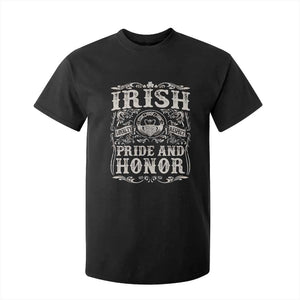 Irish Pride And Honor T Shirt For Kid Vintage Claddagh Ring Celtic Knot TS11 Black Print Your Wear