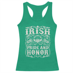 Irish Pride And Honor Racerback Tank Top Vintage Claddagh Ring Celtic Knot TS11 Irish Green Print Your Wear