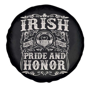 Irish Pride And Honor Spare Tire Cover Vintage Claddagh Ring Celtic Knot TS11 Print Your Wear