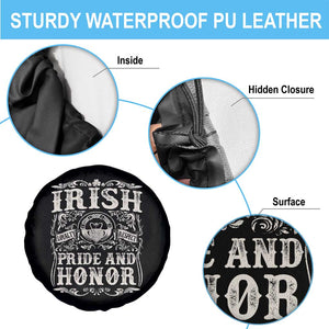 Irish Pride And Honor Spare Tire Cover Vintage Claddagh Ring Celtic Knot TS11 Print Your Wear