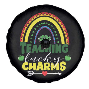 Funny St Patrick's Day Teacher Spare Tire Cover Teaching Lucky Charms TS11 Print Your Wear