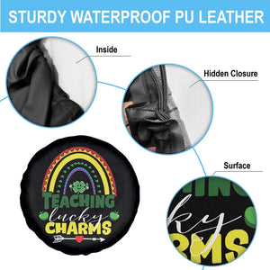Funny St Patrick's Day Teacher Spare Tire Cover Teaching Lucky Charms TS11 Print Your Wear