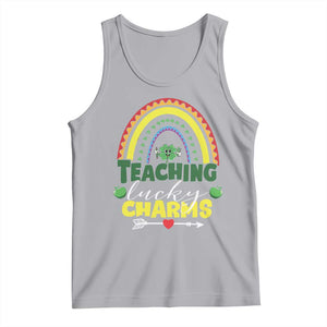 Funny St Patrick's Day Teacher Tank Top Teaching Lucky Charms TS11 Athletic Heather Print Your Wear