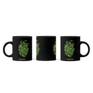 Funny St Patrick's Day Shamrock Heart Cardiac Nurse Anatomy Coffee Mug TS11 Print Your Wear
