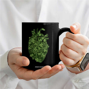 Funny St Patrick's Day Shamrock Heart Cardiac Nurse Anatomy Coffee Mug TS11 Print Your Wear