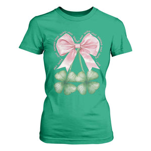Not Lucky Just Blessed T Shirt For Women Blessed Christian Shamrocks St Patricks Day Coquette TS11 Irish Green Print Your Wear
