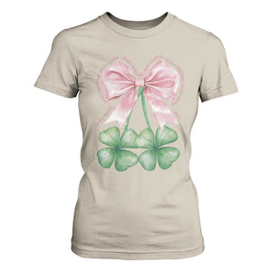 Not Lucky Just Blessed T Shirt For Women Blessed Christian Shamrocks St Patricks Day Coquette TS11 Sand Print Your Wear