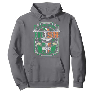 Funny Irish Beer Drinking Hoodie I Have Been Irish For Many Beers St Patrick's Day TS11 Charcoal Print Your Wear