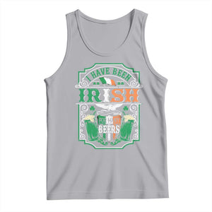 Funny Irish Beer Drinking Tank Top I Have Been Irish For Many Beers St Patrick's Day TS11 Athletic Heather Print Your Wear