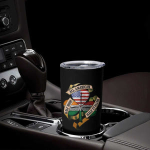 Half Irish Half Italian All American Tumbler Cup Vintage Flag Shamrock Heritage TS11 Print Your Wear