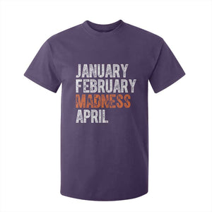 Funny Basketball T Shirt For Kid January February Madness April Month TS11 Purple Print Your Wear