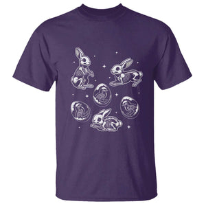 Funny Easter Day Spooky Bunny Chicks Skeleton T Shirt TS11 Purple Print Your Wear