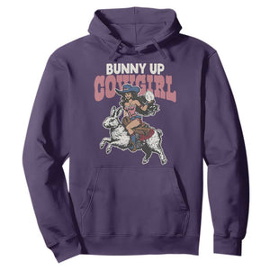 Funny Easter Day Western Hoodie Bunny Up Cowgirl Country Bunny TS11 Purple Print Your Wear