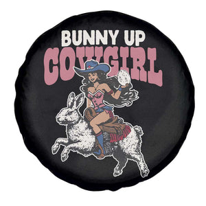 Funny Easter Day Western Spare Tire Cover Bunny Up Cowgirl Country Bunny TS11 Print Your Wear