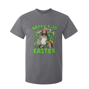 Funny Easter Day Christian Weed T Shirt For Kid Happy 420 Easter Jesus Smokes Stoner TS11 Charcoal Print Your Wear