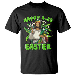 Funny Easter Day Christian Weed T Shirt Happy 420 Easter Jesus Smokes Stoner TS11 Black Print Your Wear