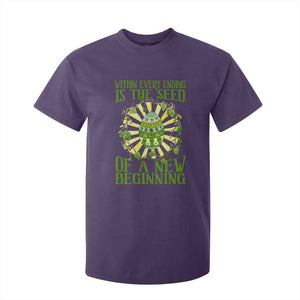 Within Every Ending Is The Seed Of A New Beginning T Shirt For Kid Ostara Pagan Eostre Easter Day TS11 Purple Print Your Wear