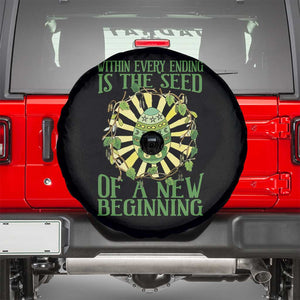 Within Every Ending Is The Seed Of A New Beginning Spare Tire Cover Ostara Pagan Eostre Easter Day TS11 Black Print Your Wear