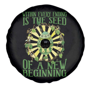 Within Every Ending Is The Seed Of A New Beginning Spare Tire Cover Ostara Pagan Eostre Easter Day TS11 Print Your Wear