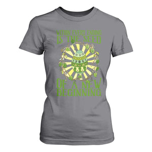Within Every Ending Is The Seed Of A New Beginning T Shirt For Women Ostara Pagan Eostre Easter Day TS11 Charcoal Print Your Wear