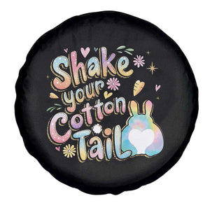 Funny Easter Day Retro Bunny Shake Your Cotton Tail Spare Tire Cover TS11 Print Your Wear
