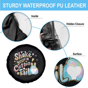 Funny Easter Day Retro Bunny Shake Your Cotton Tail Spare Tire Cover TS11 Print Your Wear