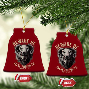 Beware Of False Prophets Ceramic Ornament Christian Sheep Wolf TS11 Print Your Wear