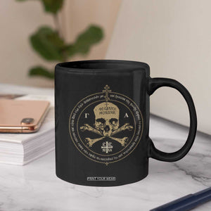 Eastern Orthodox Cross Skull IC XC Nika Jesus Church Coffee Mug TS11 Print Your Wear