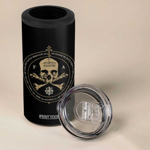 Eastern Orthodox Cross Skull IC XC Nika Jesus Church 4 in 1 Can Cooler Tumbler TS11 Print Your Wear