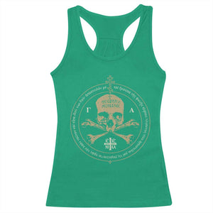 Eastern Orthodox Cross Skull IC XC Nika Jesus Church Racerback Tank Top TS11 Irish Green Print Your Wear