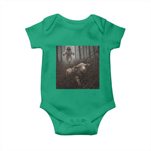 Christian Biblical Parable Of Lost Sheep Scene Baby Onesie Funny Photo TS11 Irish Green Print Your Wear