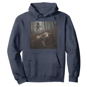 Christian Biblical Parable Of Lost Sheep Scene Hoodie Funny Photo TS11 Navy Print Your Wear