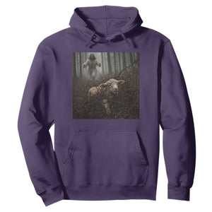 Christian Biblical Parable Of Lost Sheep Scene Hoodie Funny Photo TS11 Purple Print Your Wear