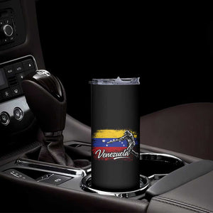 Venezuela Baseball Batter Venezuelan Sport Fan Skinny Tumbler TS11 Print Your Wear
