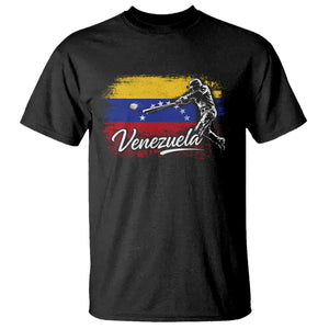 Venezuela Baseball Batter Venezuelan Sport Fan T Shirt TS11 Black Print Your Wear