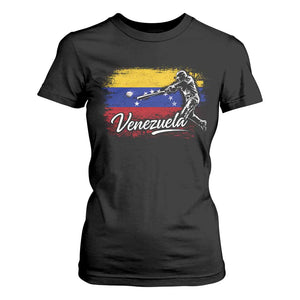 Venezuela Baseball Batter Venezuelan Sport Fan T Shirt For Women TS11 Black Print Your Wear