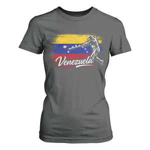Venezuela Baseball Batter Venezuelan Sport Fan T Shirt For Women TS11 Dark Heather Print Your Wear