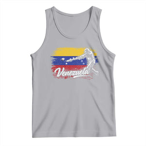 Venezuela Baseball Batter Venezuelan Sport Fan Tank Top TS11 Athletic Heather Print Your Wear